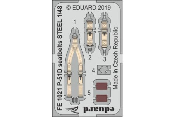 Eduard Seatbelts P-51D 1/48 STEEL (Eduard)