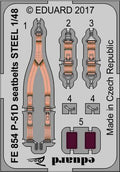 Eduard Seatbelts P-51D 1/48 STEEL (Airfix)