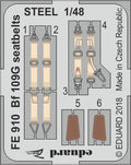 Eduard Seatbelts Bf 109G 1/48 STEEL