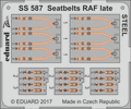 Eduard Seatbelts RAF Late Steel 1/72
