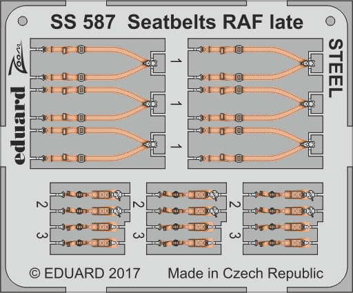 Eduard Seatbelts RAF Late Steel 1/72