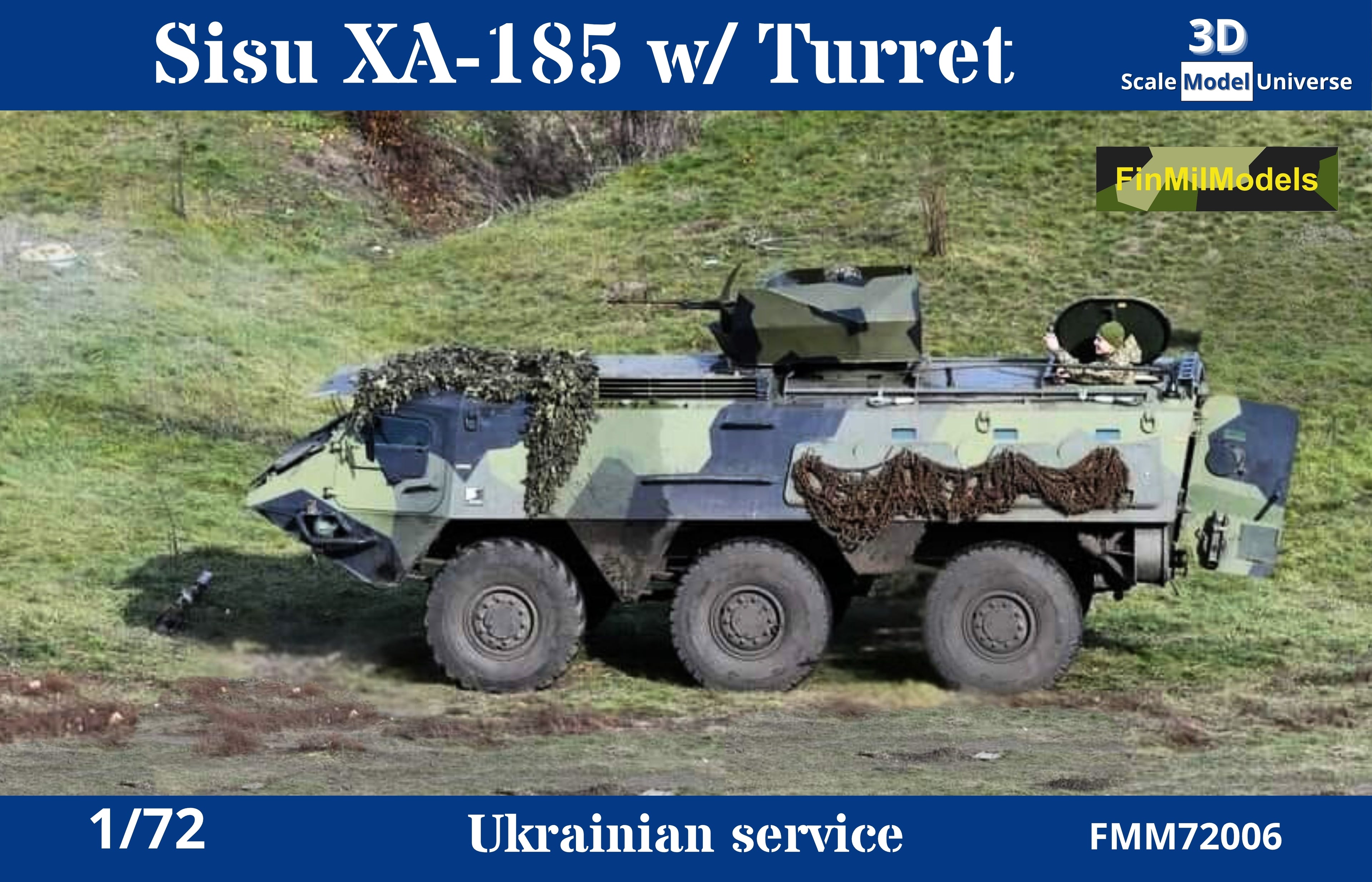 Sisu Xa-185 w/Turret Ukrainian Service
