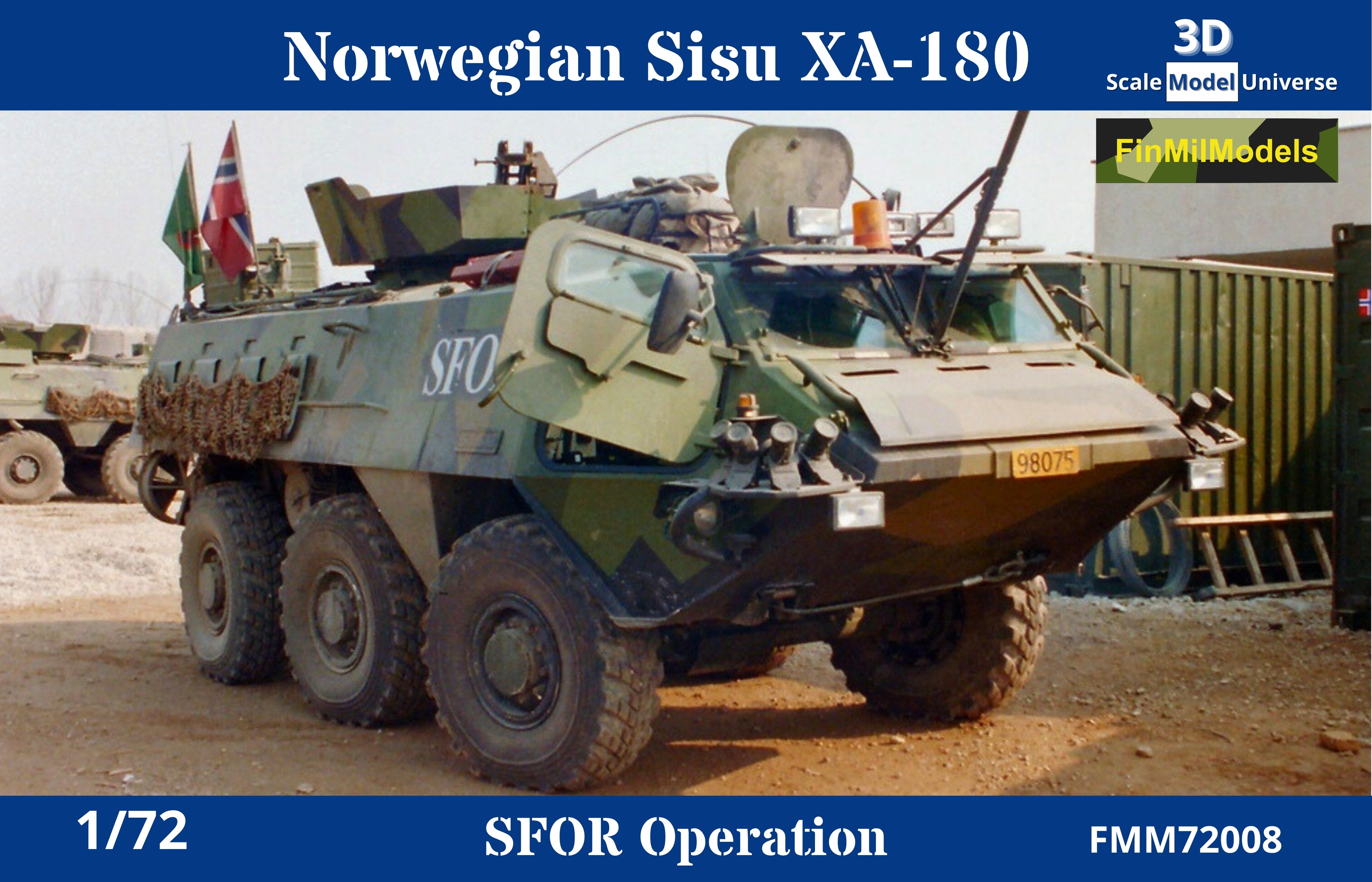 Norwegian Sisu XA-180 SFOR Operation