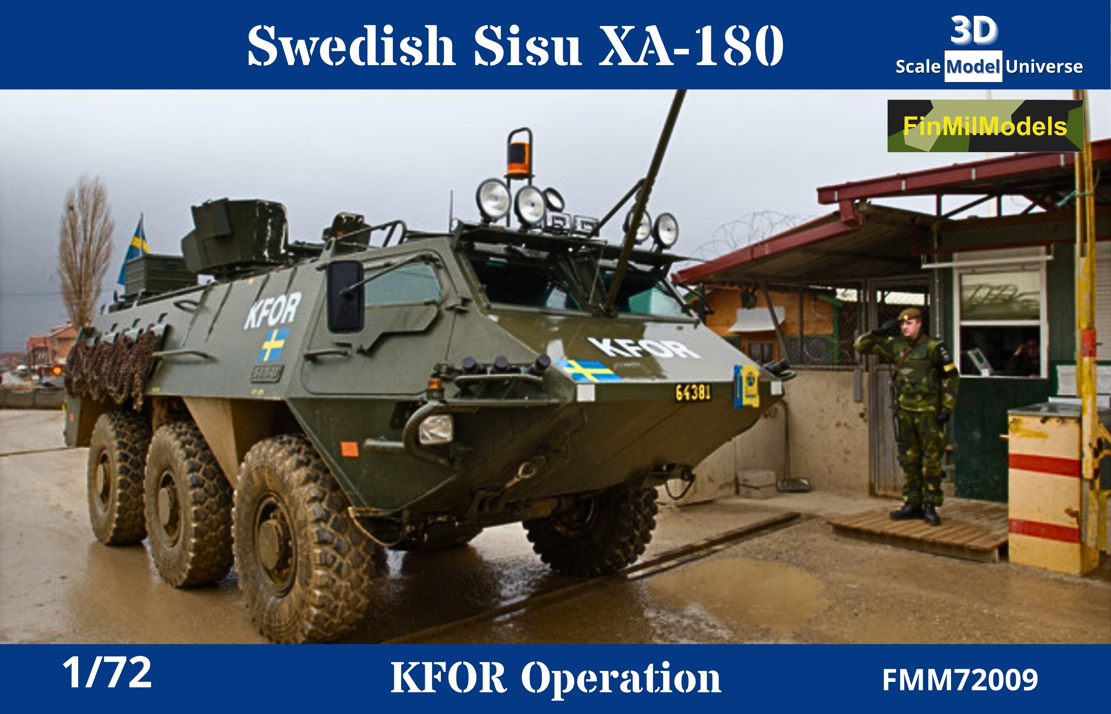 Swedish Sisu XA-180 KFOR Operations