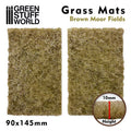GSW 10339 Grass Mats Cut-Out Brown Moor Fields 10mm