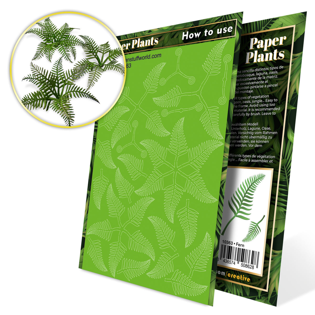 GSW 10367 Paper Plants Bracken Fern