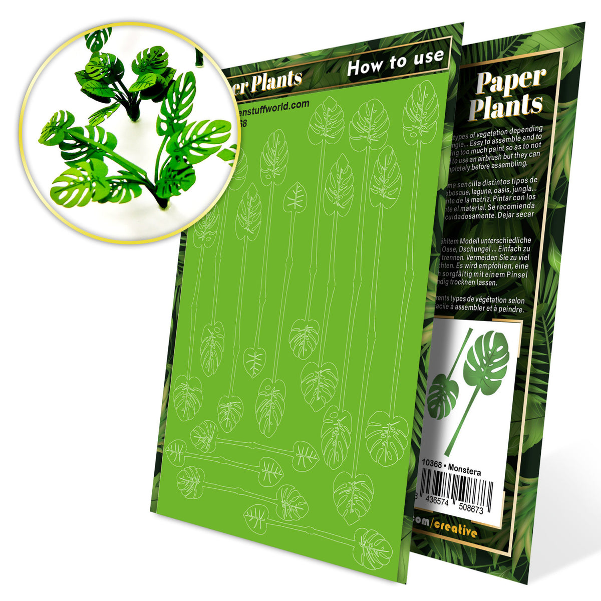 GSW 10368 Paper Plants Monstera