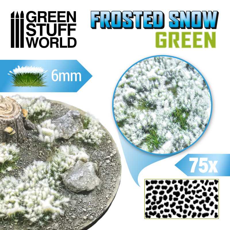 GSW 10726 Shrubs Tufts Frosted Snow Green 6mm
