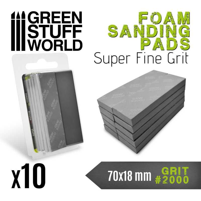 GSW 10774 Foam Sanding Pads Grit 2000