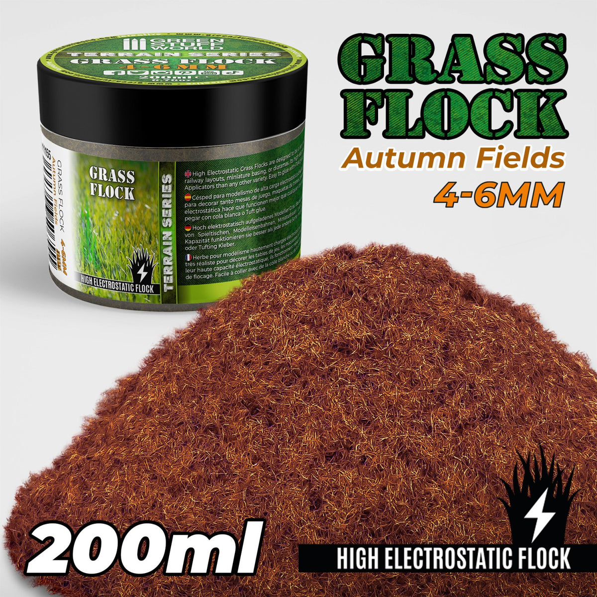 GSW 11155 Terrain Series Flock Nylon 4-6mm Autumn Fields 200ml.