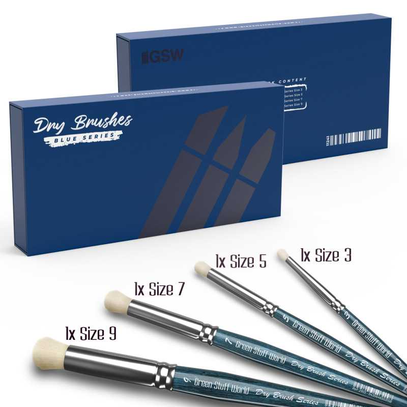 GSW 11241 Premiun Dry Brushes - Blue Serie