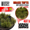 GSW 11449 Grass Tufts XXL Dry Green 22mm