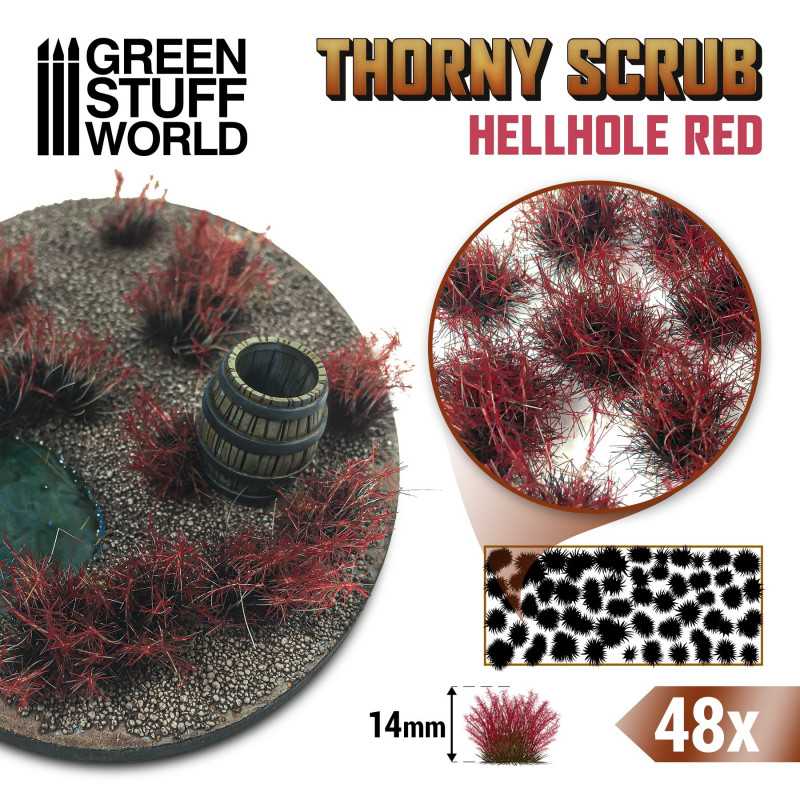 GSW 11505 Thorny Scrub Tufts Hellhole Red 14mm