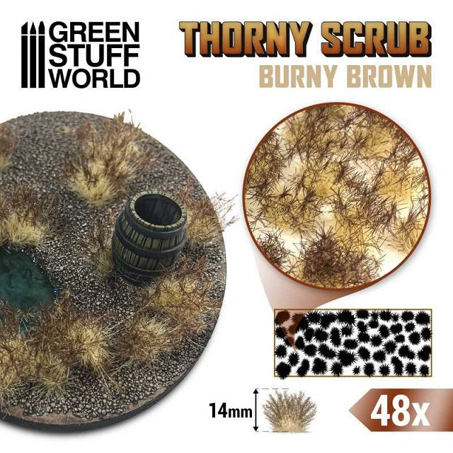 GSW 11506 Thorny Scrub Tufts Burny Brown 14mm