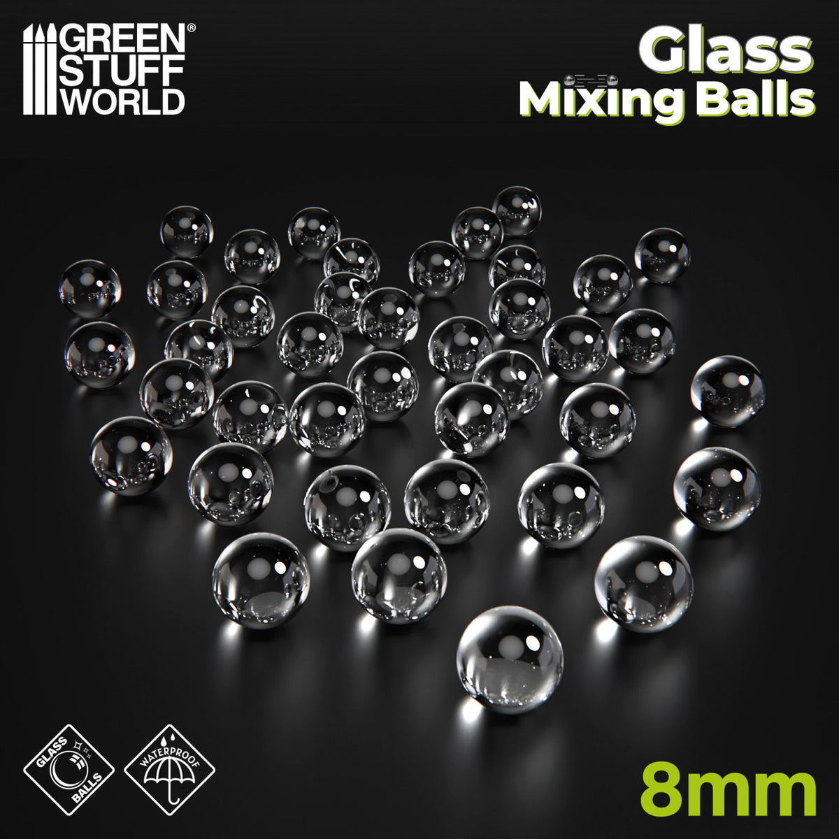 GSW 12558 GlassMixing Balls 8mm