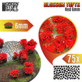 GSW 13002 Blossom Tufts Red  6mm