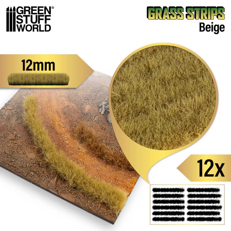 GSW 13449 Grass Stripes Beige 12mm
