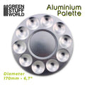 GSW 1694 Aluminium Round Mixing Palette 10 Wells