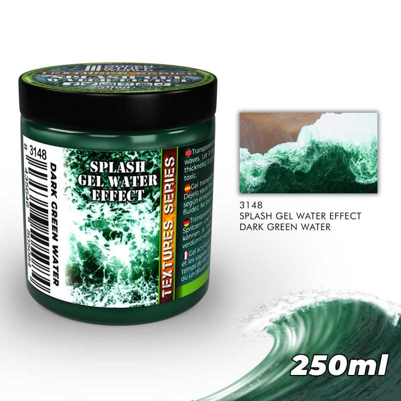 Texture Series Splash Gel Water Effect. Dark Green Water 250ml