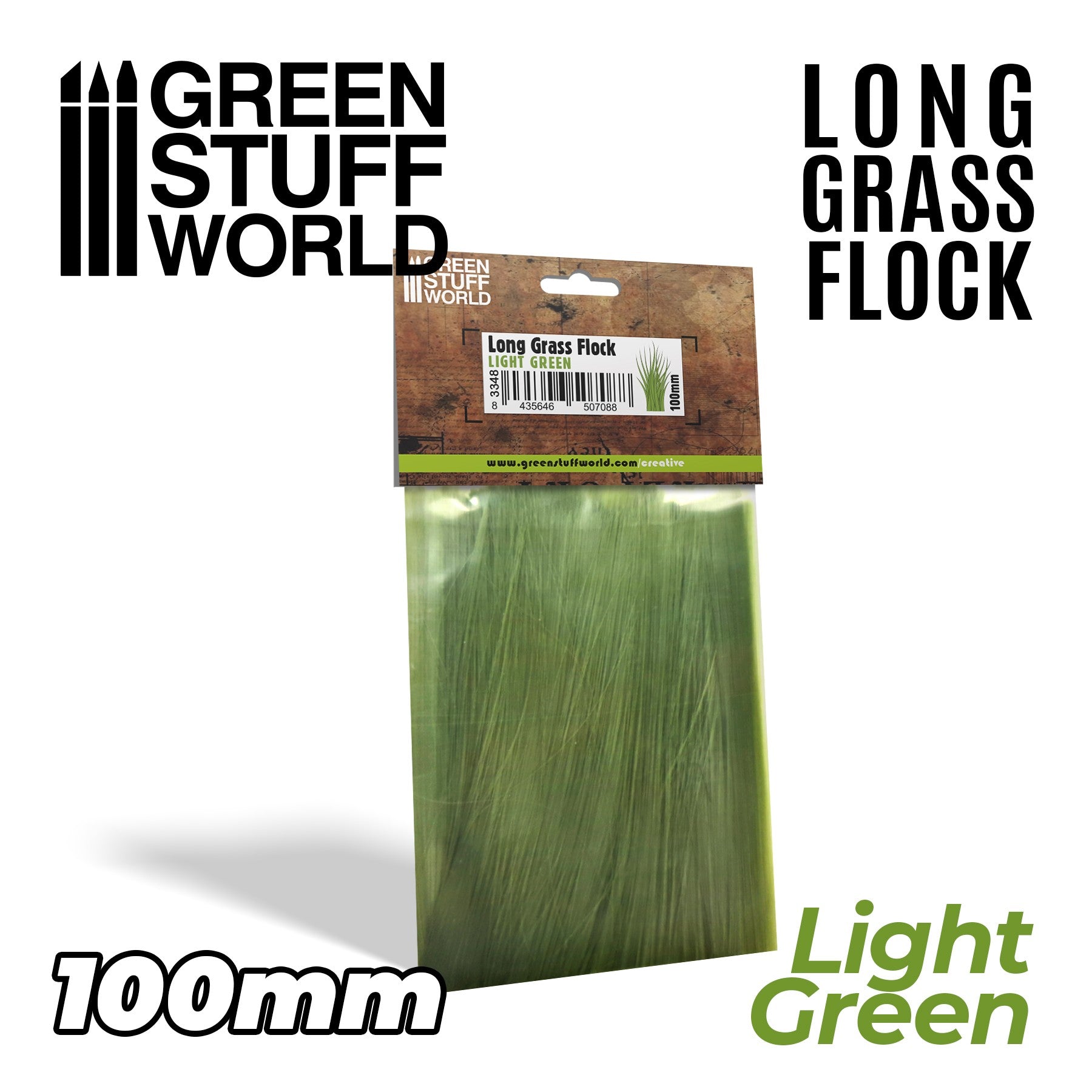 GSW 3348 Long Grass Flock Light Green