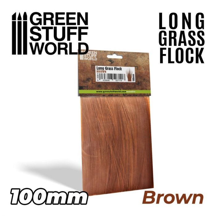 GSW 3351 Long Grass Flock Brown