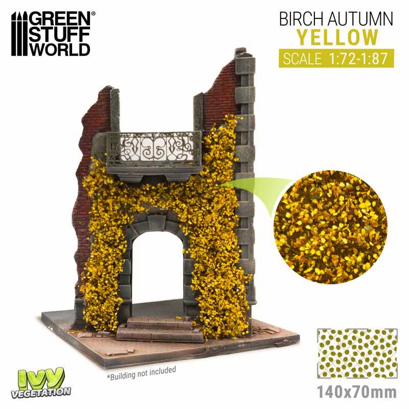 GSW 4651 IVY Foliage Birch Autumn Yellow Small