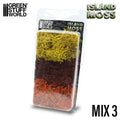 GSW 9327 Scenery Island Moss - mix 3. Yellow - Brown - Orange