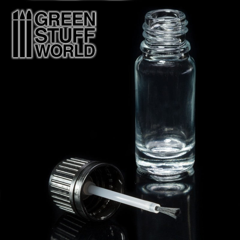 GSW Empty Glass Jar With Brush