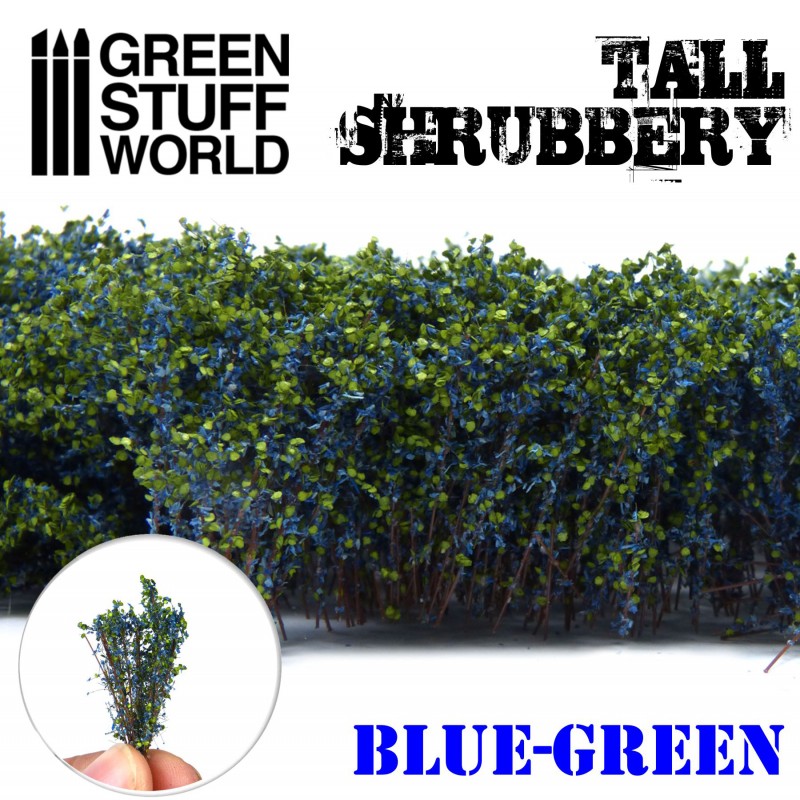GSW 9928 Tall Shrubbery Blue Green