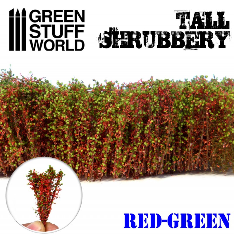 GSW 9929 Tall Shrubbery Red Green