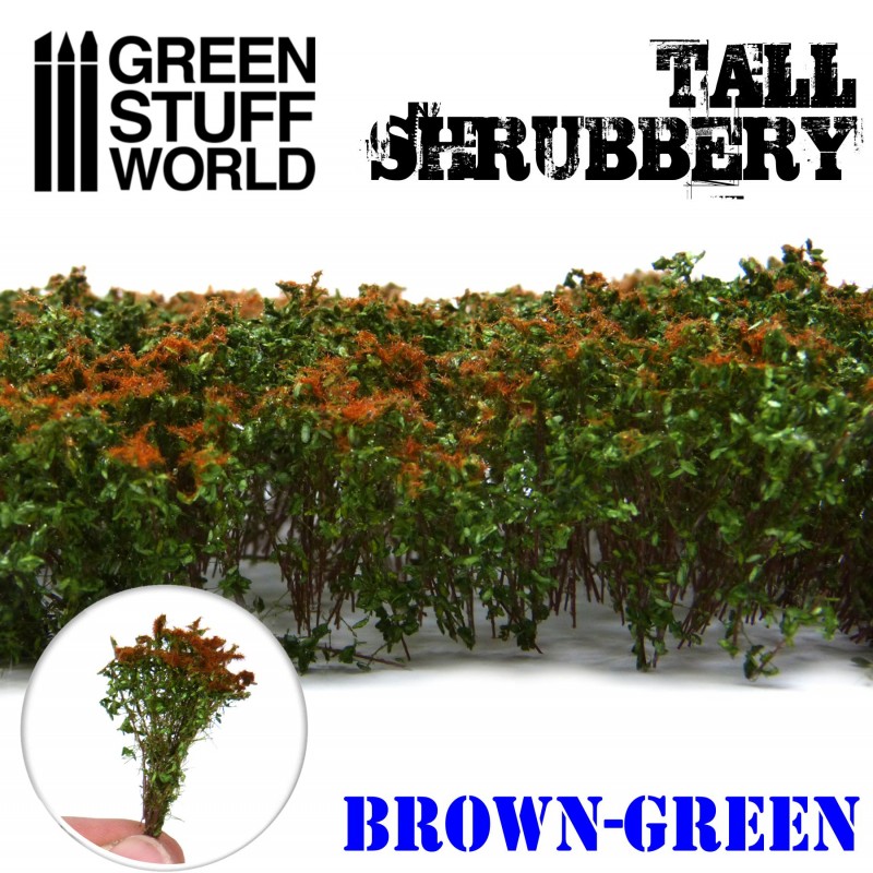 GSW 9930 Tall Shrubbery Brown Green