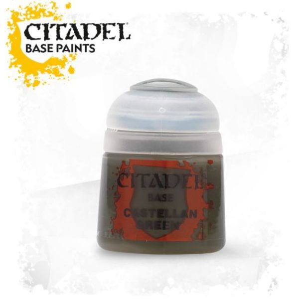 Warhammer Color Base Castellan Green 12ml. 21-14