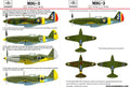 Hadmodel 1/72 decals. Captured MiG-3