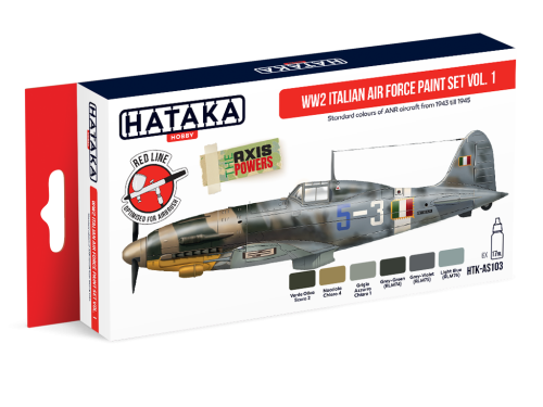Hataka WW2 Italian Air Force Paint Set Vol.1
