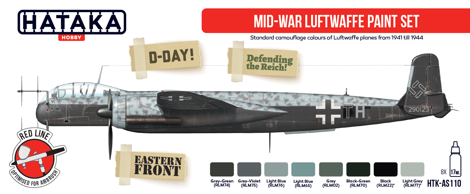 Hataka Mid-War Luftwaffe paint set