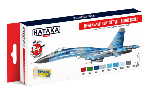 Hataka Ukrainian AF Paint Set Vol.1 (Blue Pixel)