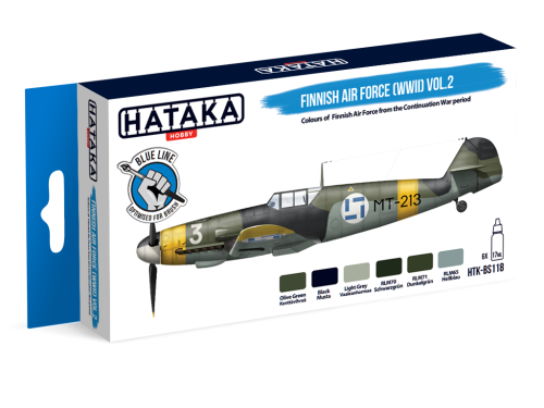 Hataka Finnish Air Force (WWII) Vol.2 paint set (Blue Line)