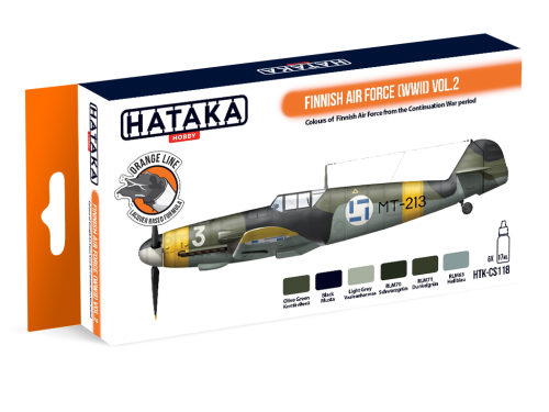 Hataka Finnish Air Force (WWII) Vol.2 paint set. Orange Line