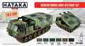 Hataka Modern Finnish Army AFV paint set (Red Line)