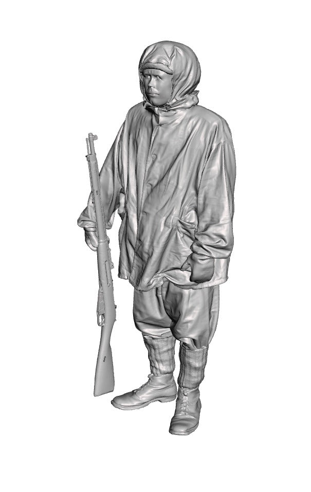 Finnish Hero. Simo Häyhä “White Death” 1/35