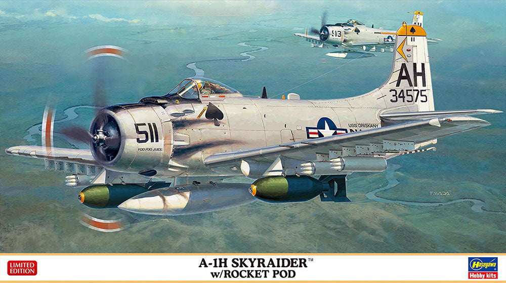 A-1H Skyraider w/Rocked Pod. Limited Edition