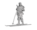 German WW2 Army (Heer) Mountain Trooper on Cross-Country Skis 2 1/35