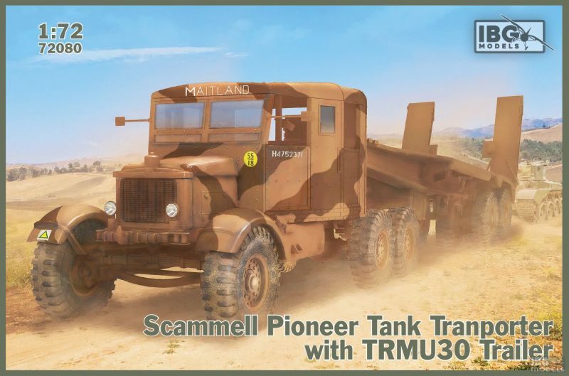 Scammel Pioneer Tank Transporter with TRCU30 Trailer