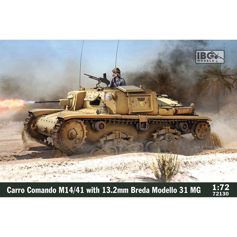 Carro Comando M14/41 with 13.2mm Breda Modello 31 MG