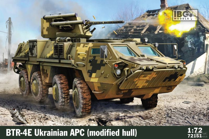 BTR-4E Ukrainian APC (modified hull)