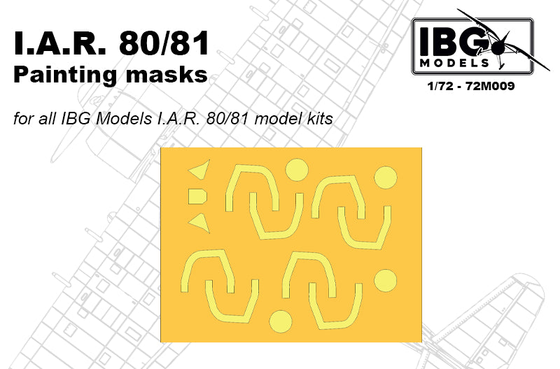 IBG Mask IAR80/81 1/72 Model Kits