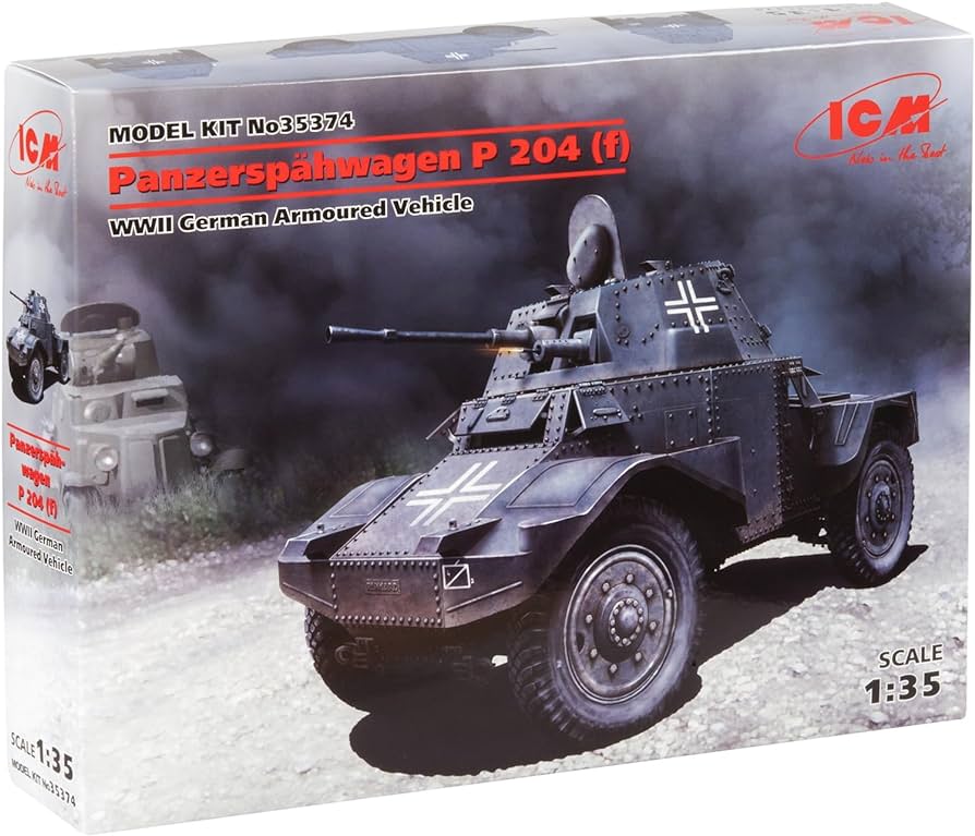Panzerspähwagen P 204 (f). WWII German Armoured Vehicle