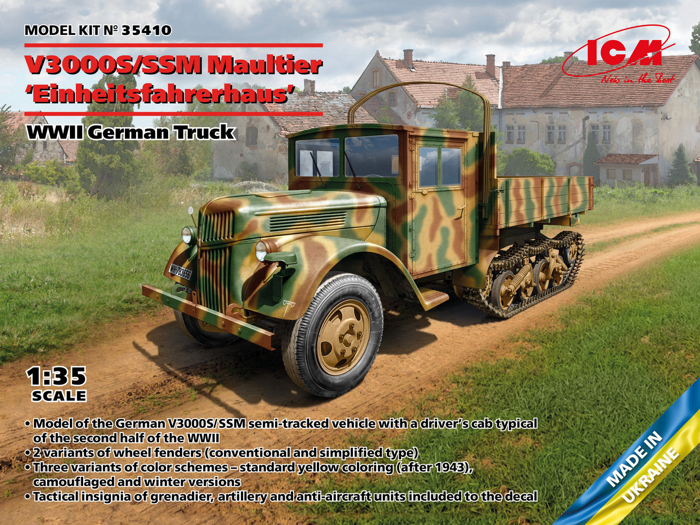 V3000S/SSM Maultier "EinHeitsfahrerhaus" WWII German Truck