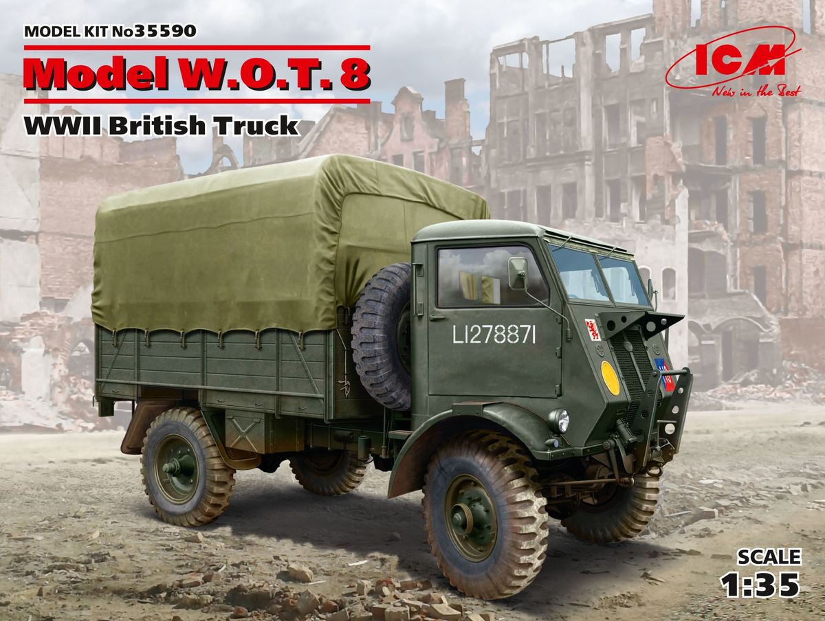 Model W.O.T WWII British Truck