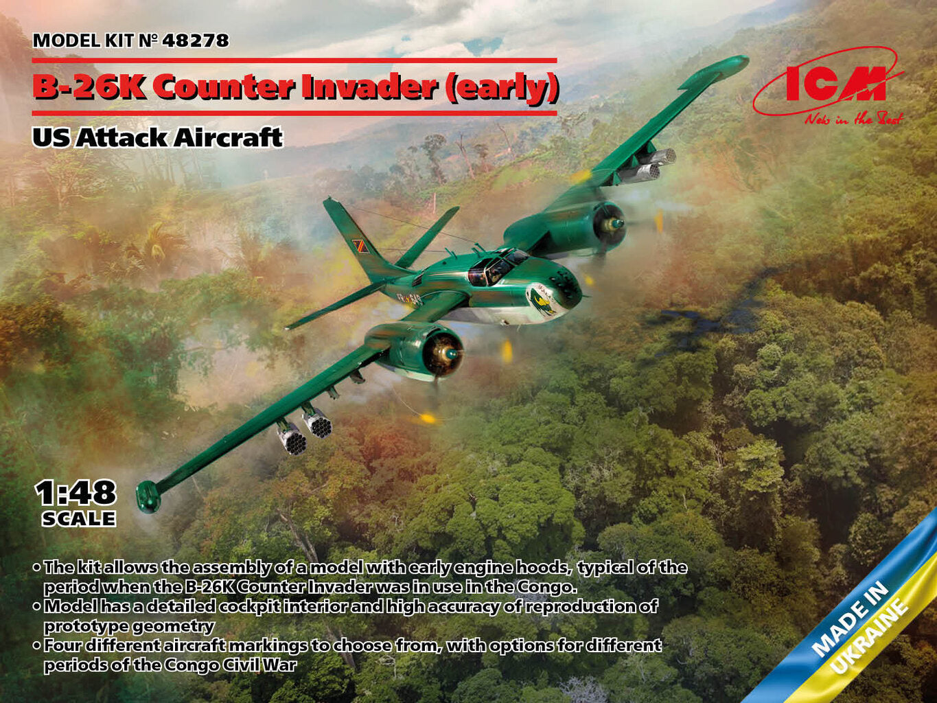B-26K Counter Invader(Early)  US Attack Aircraft